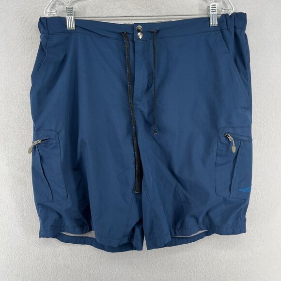 REEL LIFE Shorts Mens XL Swim Trunks Beach Boardshort Drawstring Mesh Lined Blue - Picture 1 of 14